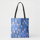 Sterren en stripes, vierde juli tote bag (Voorkant)