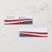 Sterren en stripes Visitekaartje Mini (Voorkant / Achterkant)