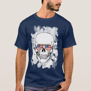 Sterren en stripes Zonnebrillen T-shirt