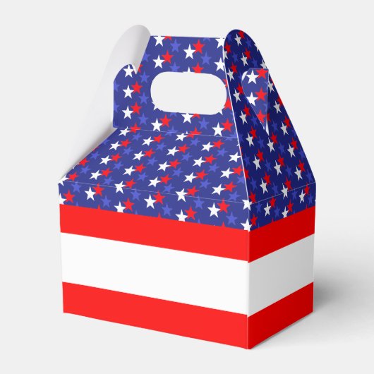 sterren en strips 1e verjaardag bedankdoosjes (Achterkant)