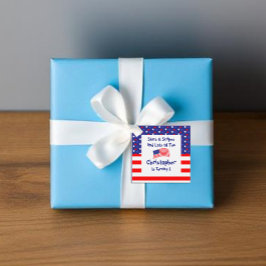 sterren en strips 1e verjaardag bedankjes labels