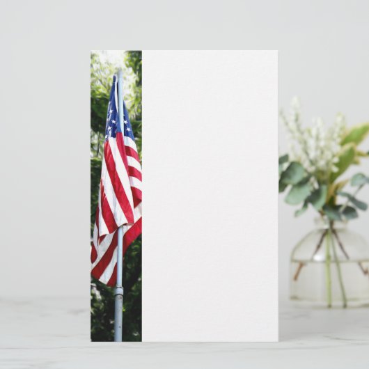 Sterren en strips briefpapier (Staand voorkant)