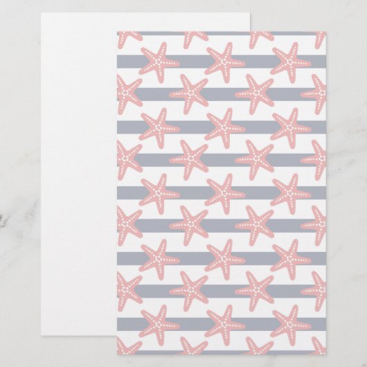 Sterren en strips briefpapier (Voorkant / Achterkant)