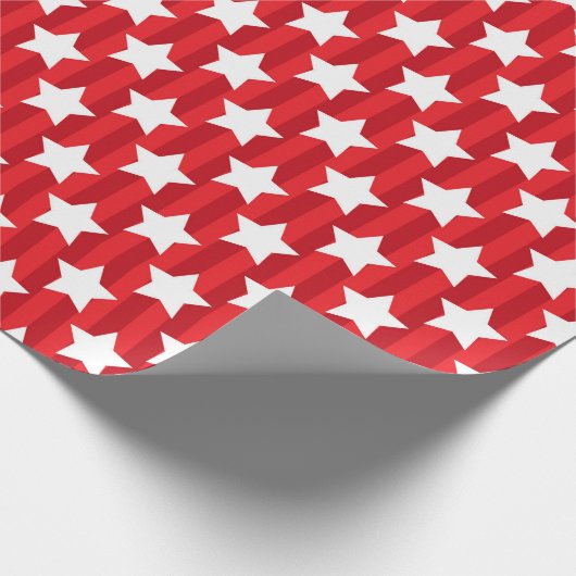 Sterren en strips cadeaupapier (Hoek)