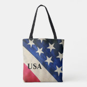 Sterren en strips Canvas tas (Achterkant)