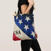 Sterren en strips Canvas tas (Dichtbij)