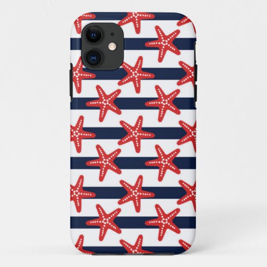 Sterren en strips Case-Mate iPhone case (Achterkant)