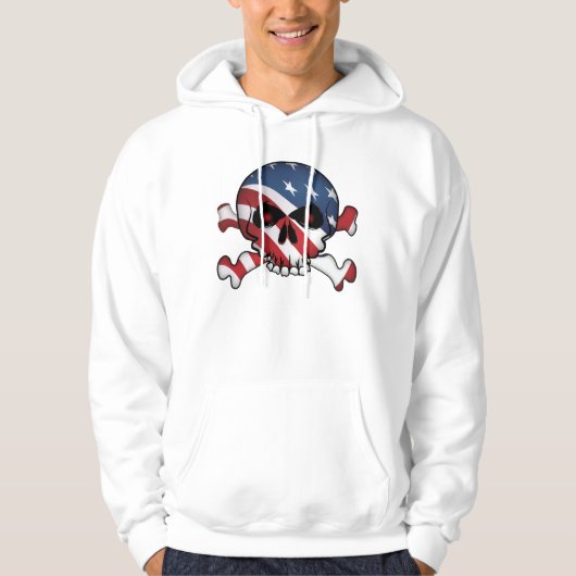 Sterren en strips hoodie (Voorkant)