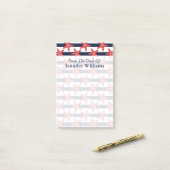Sterren en strips | Jouw namen toevoegen Post-it® Notes (Op bureau)