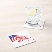 Sterren en strips kartonnen onderzetters (Insitu)