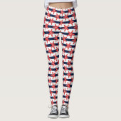 Sterren en strips leggings (Voorkant)