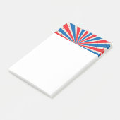 Sterren en strips Onafhankelijkheidsdag Post-it® Notes (Schuin)
