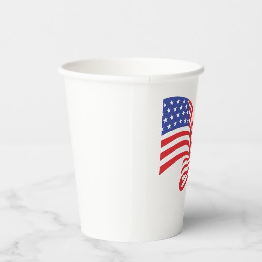 Sterren en strips papieren bekers (Rechts)