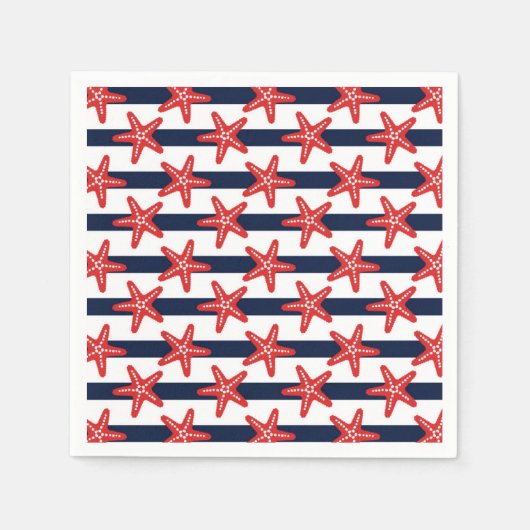 Sterren en strips servet (Voorkant)
