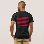 Sterren en strips t-shirt (Achterkant volledig)