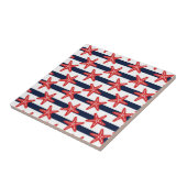 Sterren en strips tegeltje (Zijkant)