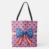 Sterren en strips tote bag (Voorkant)