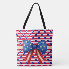 Sterren en strips tote bag