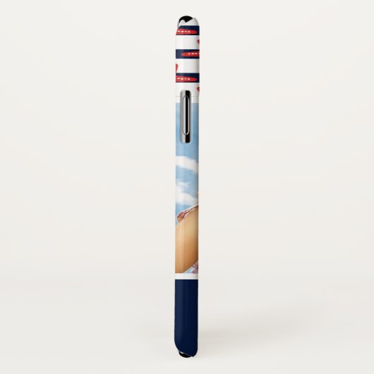 Sterren en strips | Uw foto en naam Case-Mate iPhone Case (Achterkant / rechts)