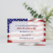 sterren en strips voor de dag van de vlaggenarbeid kaart (Staand voorkant)