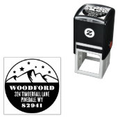 Sterren en Topjes in berggebieden Rustisch Zelfinktende Stempel (In situ)