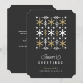 Sterren en Twigs Zakelijke vakantie Kaart (Voorkant / Achterkant)