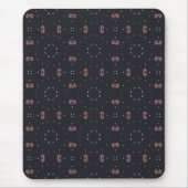 Sterren en uniek ruimteschip patroon muismat (Voorkant)