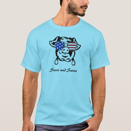 Sterren en varkens T-shirt (Voorkant)
