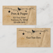 Sterren en Visitekaartje (Voorkant / Achterkant)