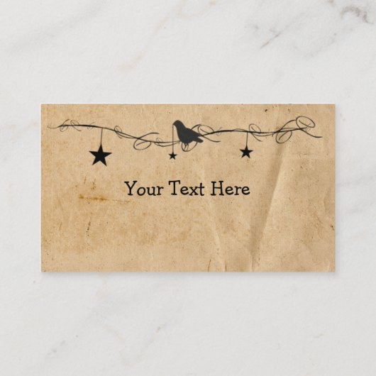 Sterren en Visitekaartje (Achterkant)