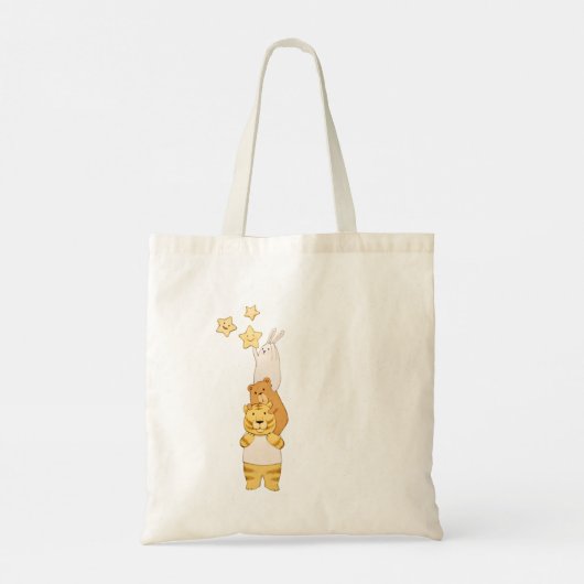 Sterren en vrienden tote bag (Achterkant)