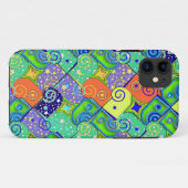 Sterren en wervelingen geometrisch patroon Case-Mate iPhone case (Achterkant (horizontaal))