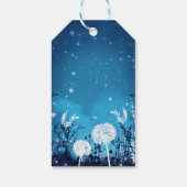 Sterren en woeste blauwe bruiloft cadeaulabel (Achterkant)