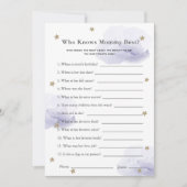 Sterren en wolken die de spellavender van de mam k kaart (Voorkant)