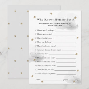 Sterren en wolken die de trommel van de mam kennen kaart