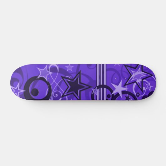 sterren en zwammen persoonlijk skateboard (Horizontaal)