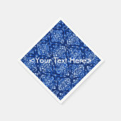 Sterren en Zwemelen Blauw Aangepast Napkins Servetten (Hoek)