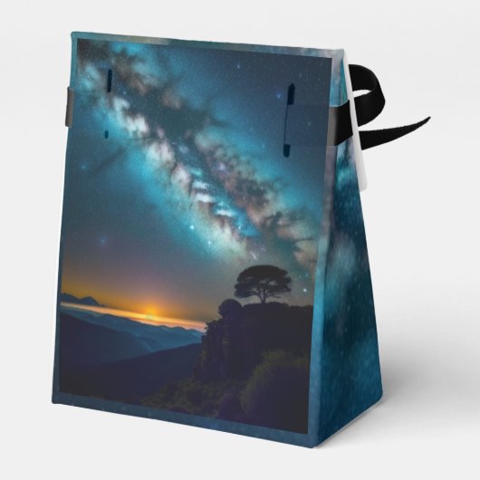 Sterren Entiteit Hemelse Bruiloft Wensen Gift Bag Bedankdoosjes (Achterkant)