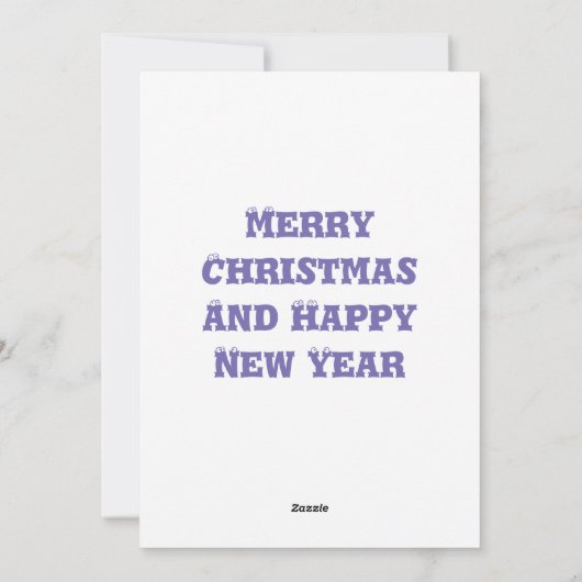 Sterren Feestdagenkaart (Achterkant)