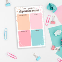 Sterren Flakkeringen Roze Blauw Dopamine Menu