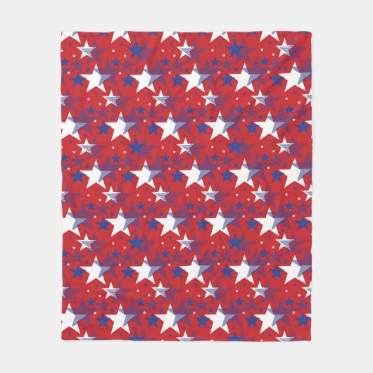 Sterren Fleece Deken (Voorkant)