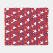 Sterren Fleece Deken (Voorkant (Horizontaal))