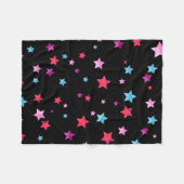 Sterren Fleece Deken (Voorkant (Horizontaal))