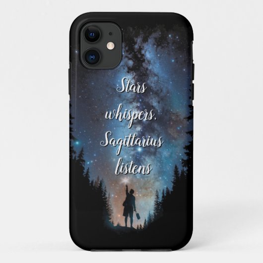 Sterren fluisteren, Boogschutter luistert Case-Mate iPhone Case (Achterkant)