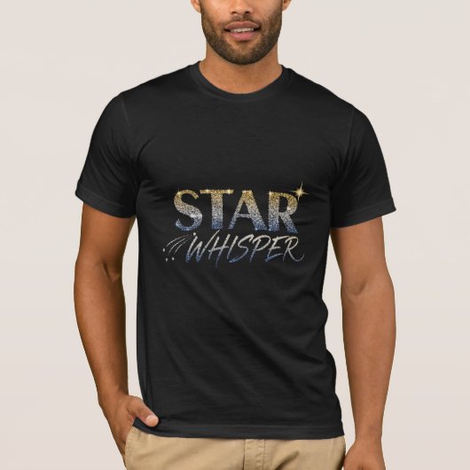 STERREN FLUISTERING T-SHIRT (Voorkant)