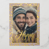 Sterren Frame voor Foto Prettige Feestdagen (Voorkant)