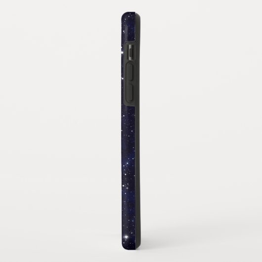 Sterren Galaxy Blue Cosmos Night Sky Monogram Case-Mate iPhone Case (Achterkant/links)