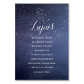 Sterren Galaxy Bruiloft Zitkaart Kaart Lupus (Voorkant)
