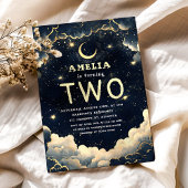 Sterren Galaxy Celestial Kids Verjaardagsfeest Kaart