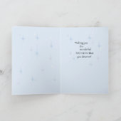 Sterren gedanst in de hemel, verjaardag kaart (Binnen)